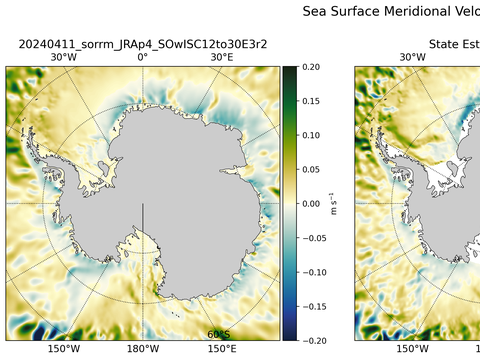 Antarctic Meridional Velocity
